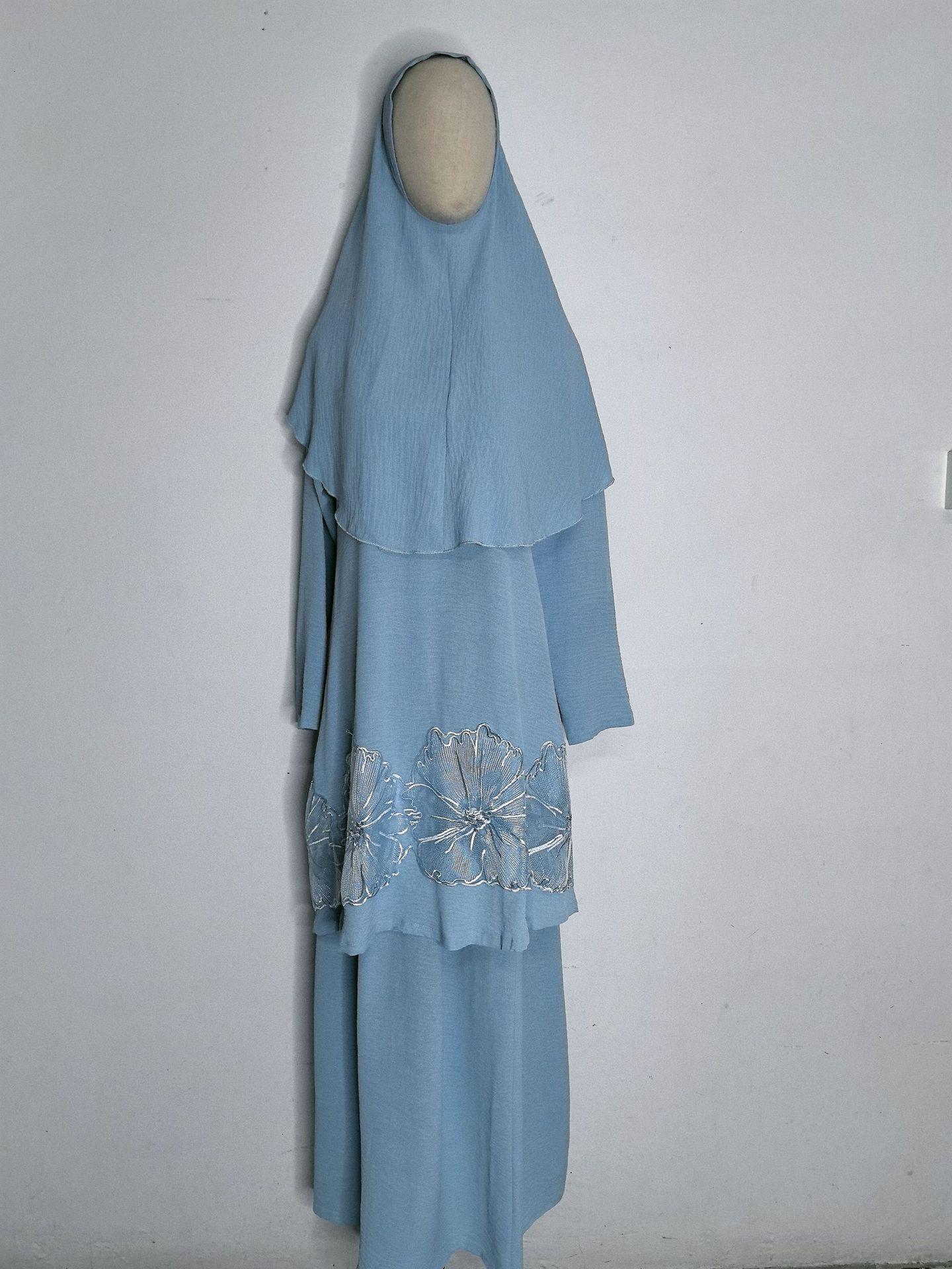 

Yiduo Duo Женский модный вышитый длинный халат, комплект из трех предметов - TS118 XL