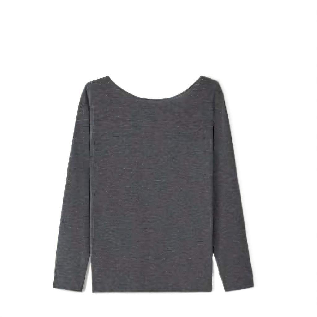 Skechers Comfort Sports Series Fashion Series Solid Color Simple Comfortable Long Sleeve Base Layer Women tops L425W071-05PS