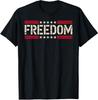 T-shirt Unisexe Classique Freedom Patriotic American Graphic