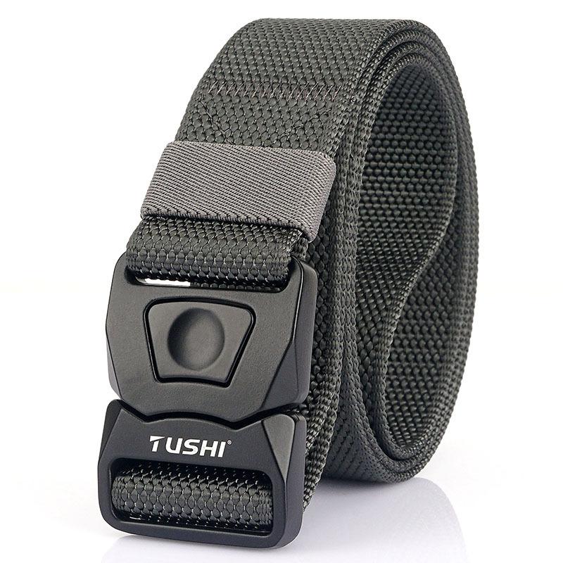 New Quick Release Button Nylon Belt Men's CS Combat Belt Outdoor Sports Multifunctional Tooling Belt