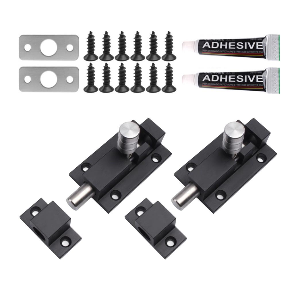 Stainless Steel Mount Door Bolt Rusts Proof Heavy Type Cabinet Latches For Outdoor Security Easy Installation
