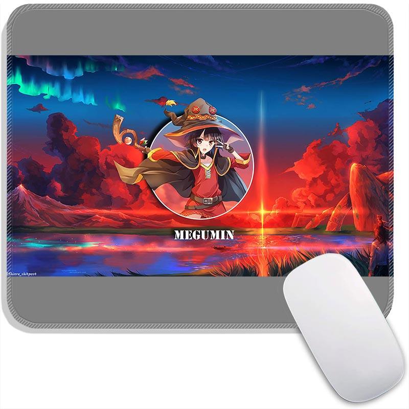 Kono Suba Standard  Anime Mouse Pad Small Gaming Mousepad Gamer Accessories Travel MousePads PC Non-Slip Office Mousemat