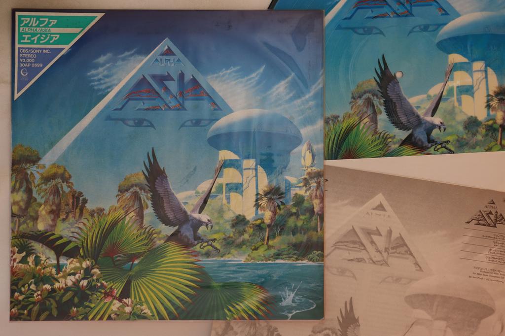 LP Record ASIA - Alpha 30AP2699 GEFFEN 1983 Japan Rock Used