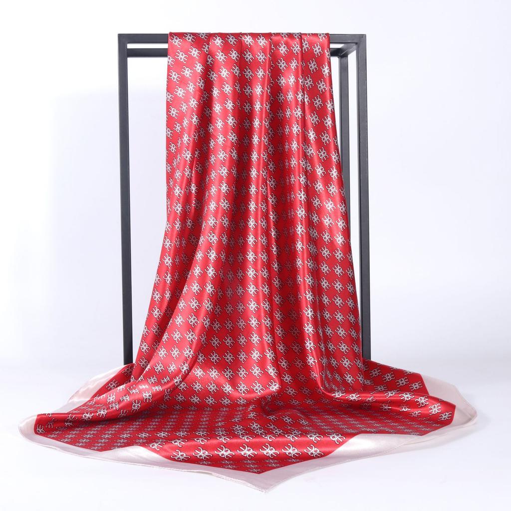 Hochwertige, luxuriöse Seidenschals, Stirnband, Schals, Halstuch für Damen, Ketten-Seidenschal, dekorativer Schal für Damen