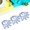 100pcs Paper Clips Innovative Cute Small Palm Shape Reusable   Metal Paperclips for   School Home