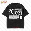 Glorious Pc Gaming Master Race Vintage Oversized T-Shirt OD6X