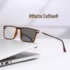 European Multi-Focal Square Reading Glasses Frame for Distance & Near Vision – Fashionable Bare-Face Essential