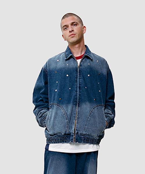 Wkndrs Studded Denim Jacket (Denim)