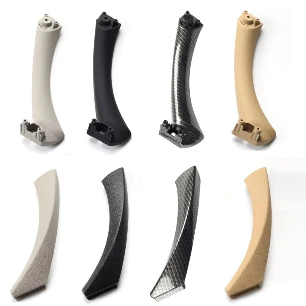 Car Interior Passenger Door Handle Pull Carbon Fiber Kit RHD LHD For BMW 3 Series E90 E91 E92 316 318 320 325 328i 2004-2012