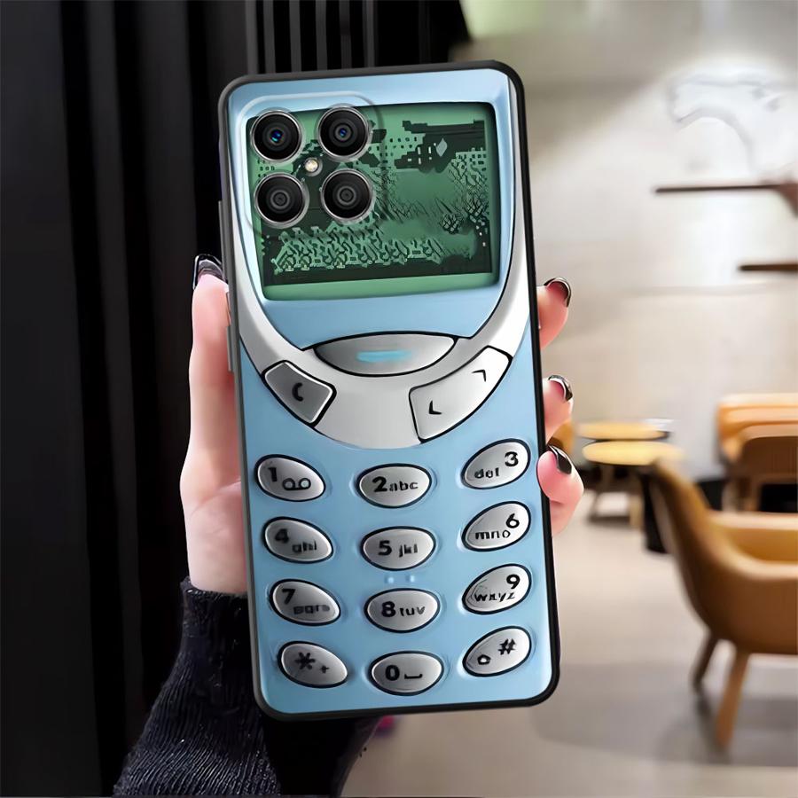 Case for Honor Magic5Lite X5b X7 X9a 70 X8 90 200 400 Lite X6 8X Funda Phone Cover Retro Cameras Games