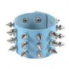 DIEZI Punk Gothic Goth Men Leopard Bracelet For Women Men Harajuku Vintage Black PU Leather Rivet Charm Bracelet Bangles Jewelry
