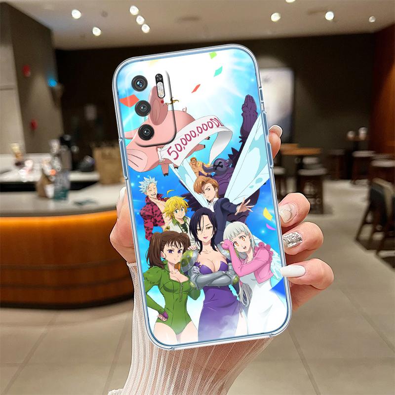RE52 S-Seven D-Deadly Sin Transparent Phone Case for Samsung Galaxy A04 A04S A14 A23 A34 A54 M23 M33 M52 M53