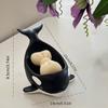 1PC Cute Whale Soap Dish Bathroom Decor Soap Holder Open Front Non Slip Base Resin Tray for Kitchen Shower Soap Dish Holder