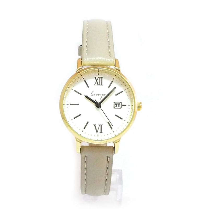 

[Follow] watch lamp Simple belt with date H03419A-1 GY ladies gray