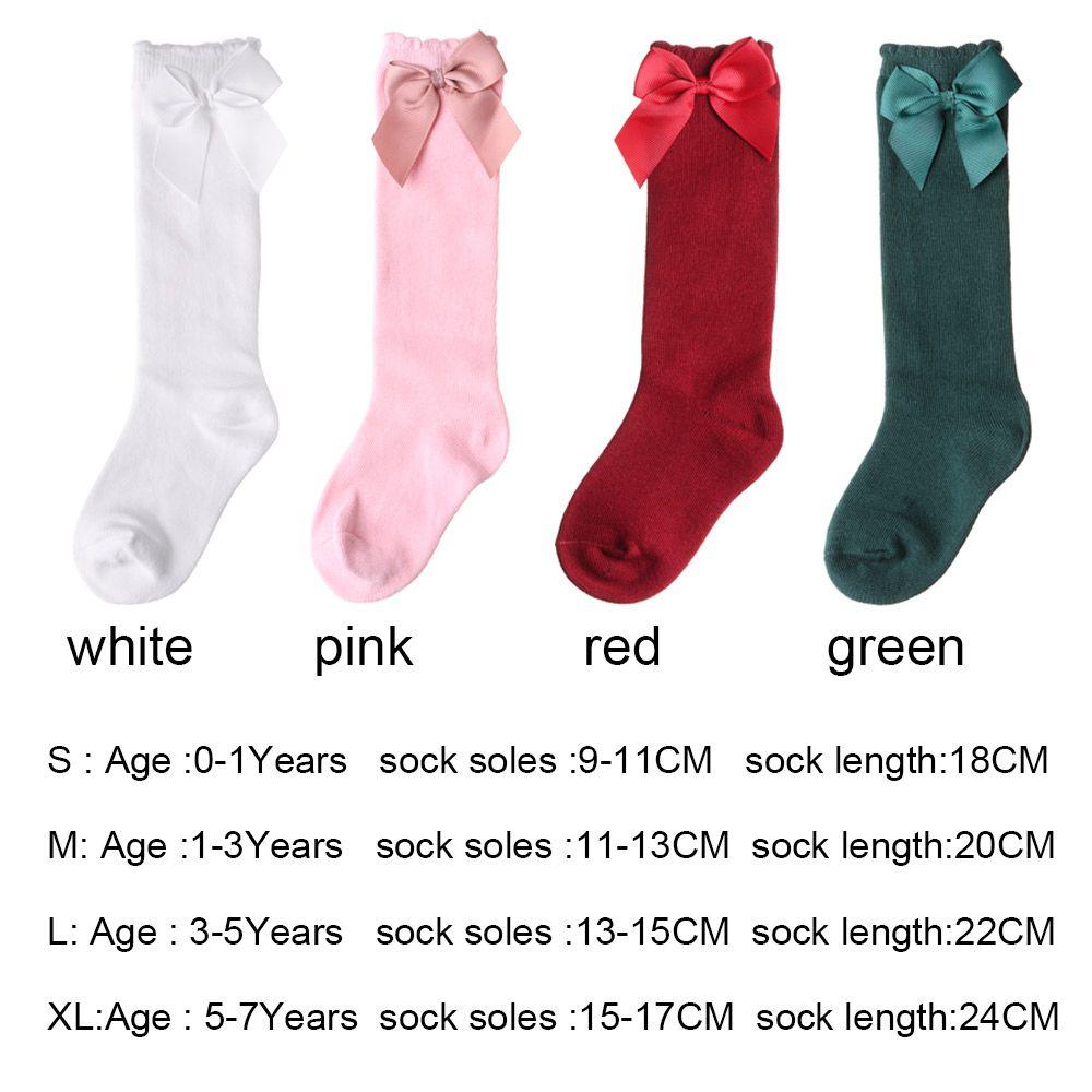 Kids Girls Children Cotton Floor Socks High Long Sock Baby Toddlers Socks