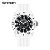 Reloj de Pulsera Sanda de Correa de Silicona Tendencia de Moda - Estilo Estudiante Unisex
