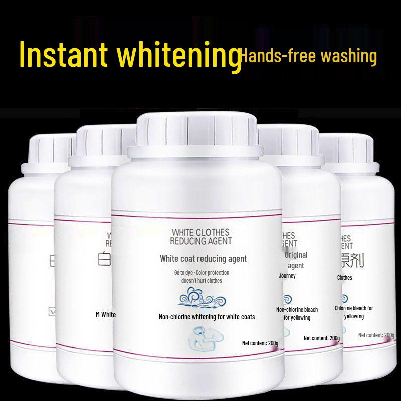 Restore White: Whitening Powder for Yellowed Clothes and Dye Transfer Removal
