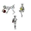 Halloweens Skull Statue Flower Pot Huggers Skeleton Figurine Garden Decors Outdoor Plant Hangers Decors for Yard Ornament