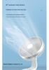 New Ultra-Quiet USB Oscillating Desktop Fan - Bestseller for Office, Dorm, Students