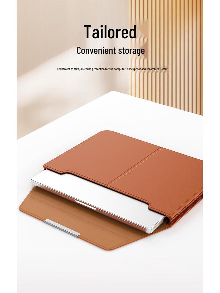 14-Inch Cross-Border Laptop Bag with Stand, Fits MacBook 15-Inch - Protective Sleeve Cover