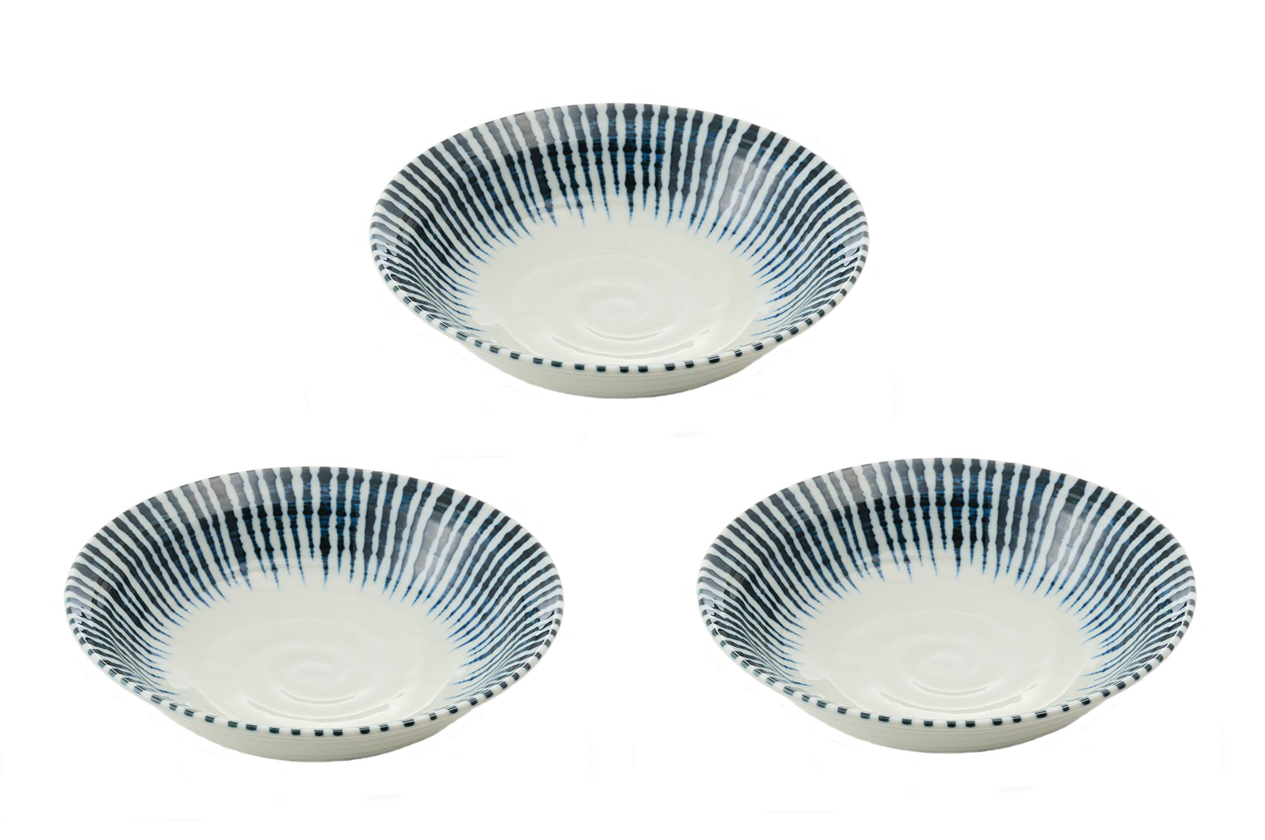 

Набор мисок для тушеного одэна Aito Mino Tokusa, диаметр x продукт 20201247 (Настоящий) Миски, Миски, (3 чаши), Белый/Темно-синий,