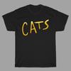 CATS Muzikál Broadway Pánské#039;s Černá Velikost S až 3XL Unisex Tričko