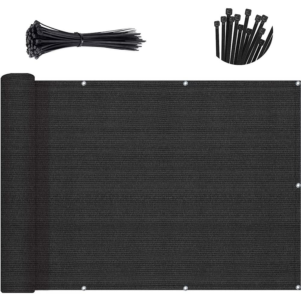 Balcony Privacy Screen with Grommets Multiple Sizes Sun Shade Cloth Sun Shade Mesh Netting for Patio Porch Deck Backyard Outdoor
