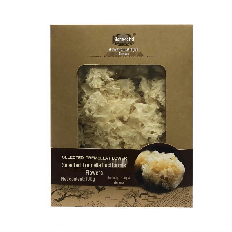 SHENONGMAI Guizhou Meitan White Fungus Flower 100g