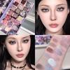Cold Moon 21-Color Eyeshadow Palette Cool Purple Series Smokey Makeup Cement Gray Matte Pearlescent Flashing Colorful Hot Girl Eye Makeup