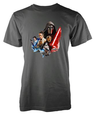 Benutzerdefiniertes Star Wars Charaktere Lichtschwert Personalisiertes T-Shirt - Benutzerdefiniert Kinder