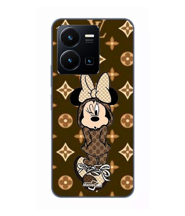 Case For Vivo Y35 4G Minnie DISNEY LV BROWN Maniacase