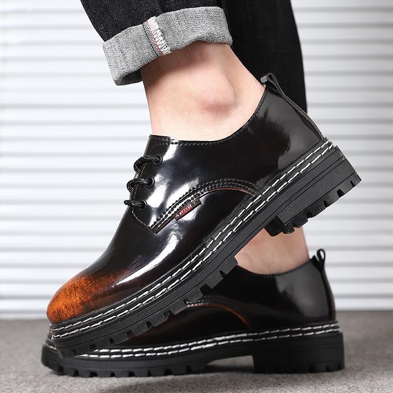 Echtes Leder Schuhe Männer Casual Schuhe Mode Marke Männlichen Schuhe Flache Kuh Leder Schwarz Weiß Schuhe
