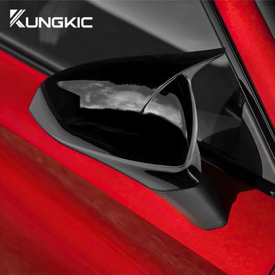 Couvercle de Rétroviseur pour Seat Leon MK4 2020 2025-2025 2025 Cupra Formentor 2025-2025 Fibre de Carbone ABS Noir Brillant Capuchon de Rétroviseur