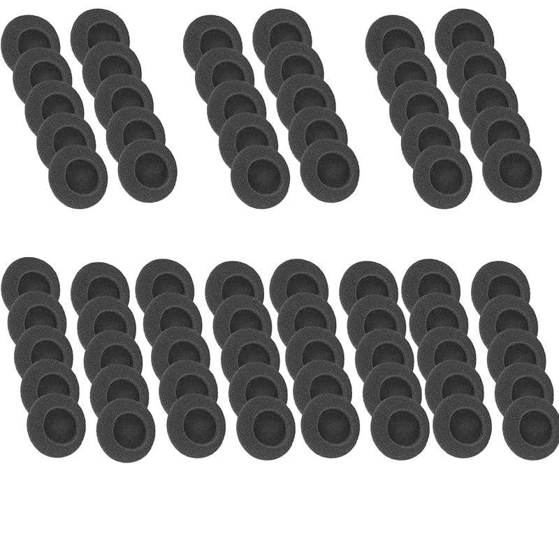 

ear cushion replacement ear pads With 1.2-2cm inner hole General purpose for replacement High elasticity durability lightweight black windshield Noise