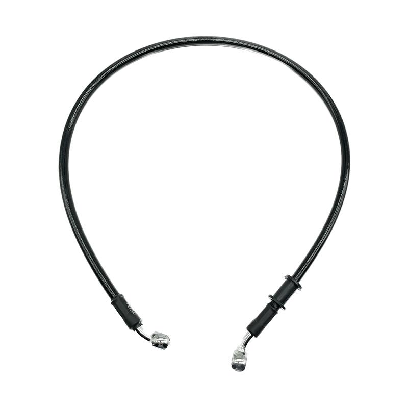 2Pcs Black 300mm To 2200mm 28° 10mm Motorcycle Hydraulic Reinforced Brake Clutch Oil Hose Line Pipe For ATV Dirt Pit Racing Bike
