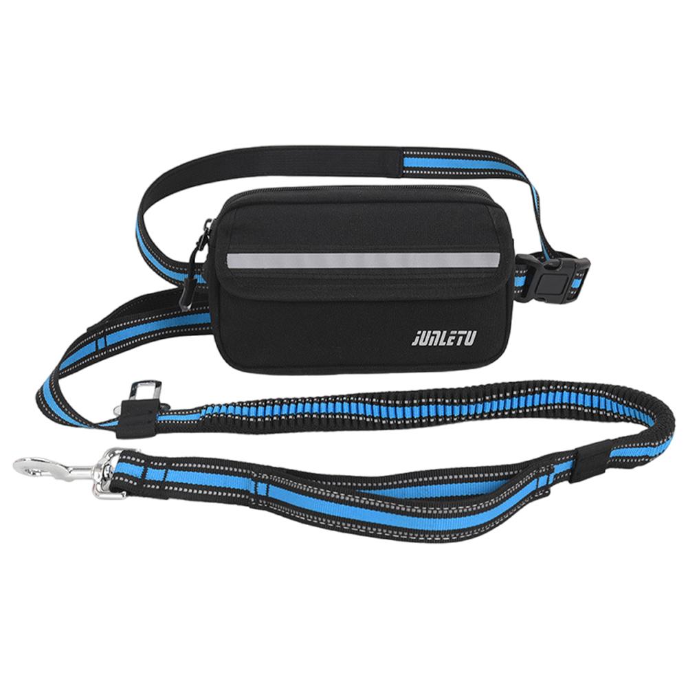 Dog Walking Waist Leash Adjustable Length Waist Dog Running Leash Dual Handles Dog Running Belt for Small Medium Large Dogs