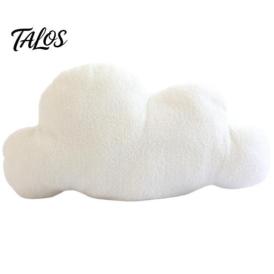 Throw Pillow Cute Comfortable Touch PP Cotton Stuffed Living Room Sofa Cloud Shape Cushion Daily Use