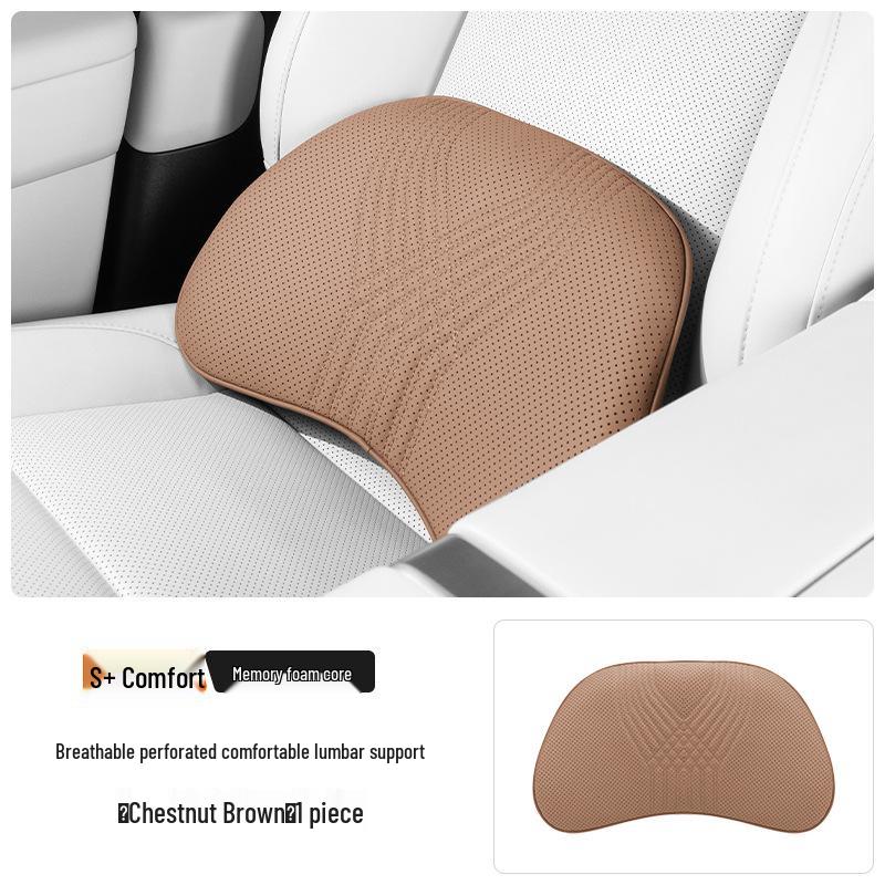 Zeekr 007/001 Car Headrest: Lumbar & Neck Support Pillow - All-Season Breathable Interior Decor