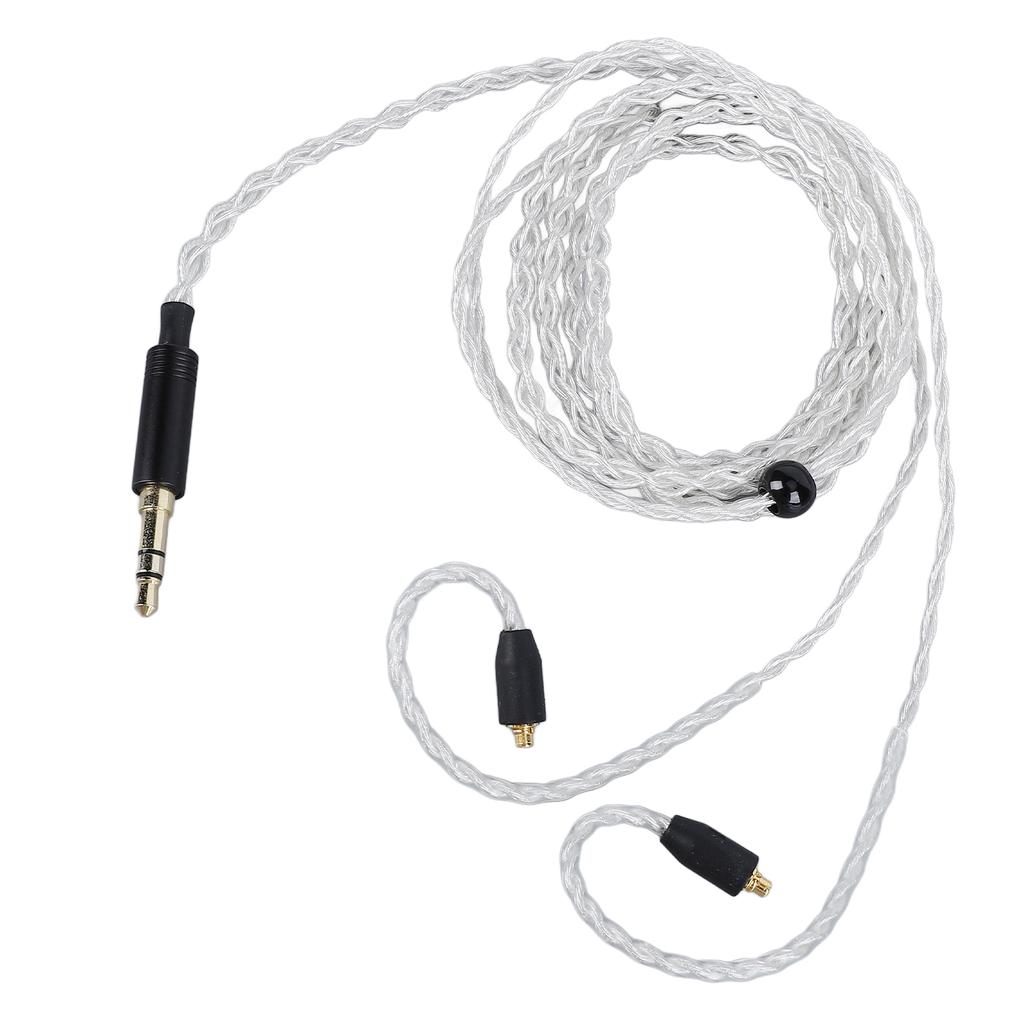 Kopfhörerkabel Versilbertes Kupfer 3,5MM auf MMCX Verlustfreie Klangqualität Kopfhörer-Ersatzkabel für SE535 für UE900