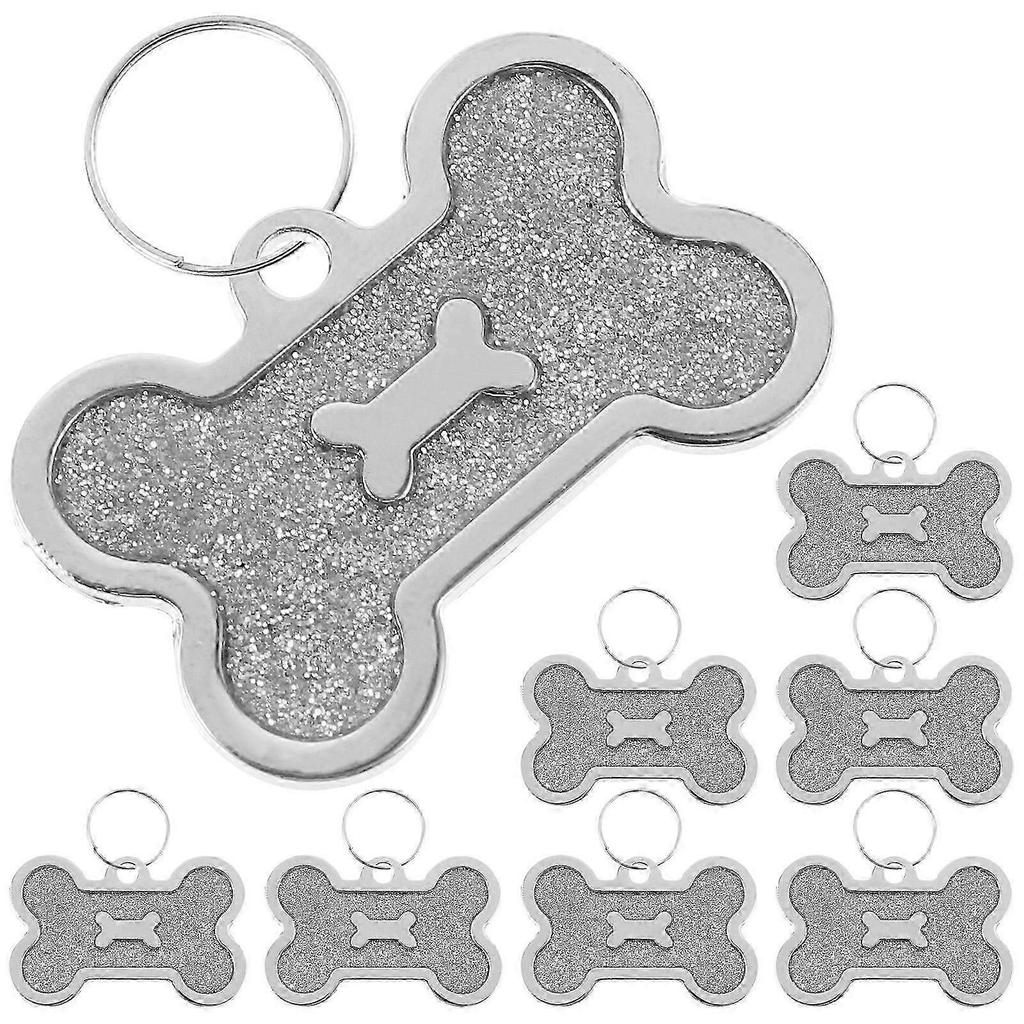 Durable Bone-Shaped Pet ID Tags, 32Pcs for Dogs