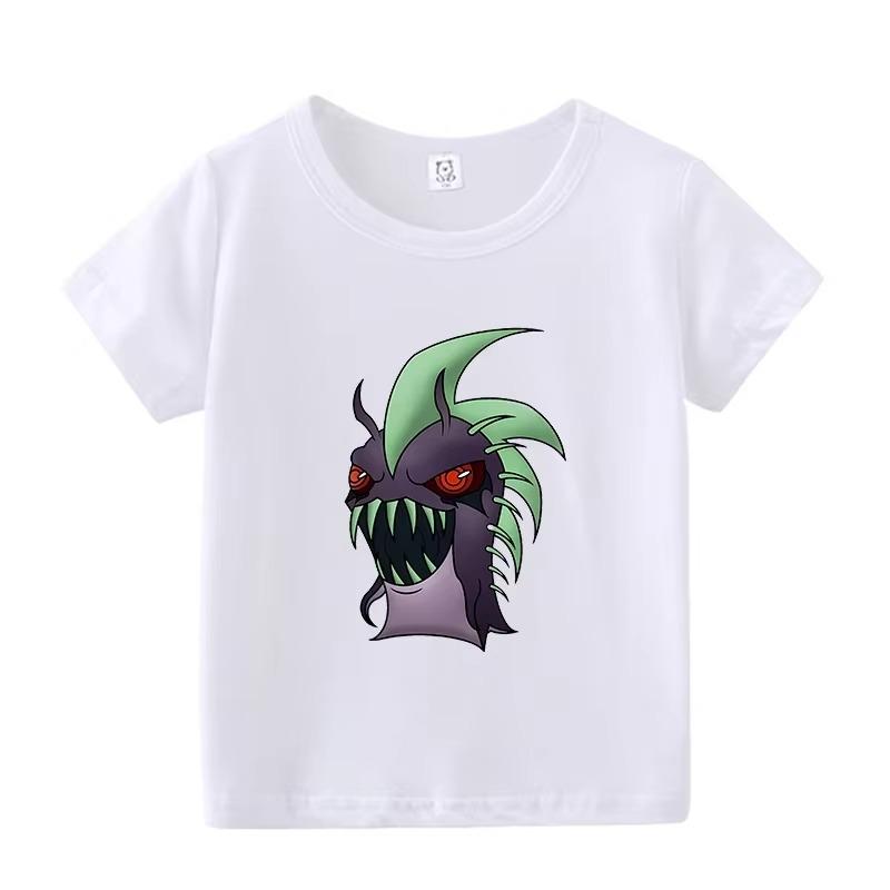 Cute Children T-shirt Cartoon Print Comfortable Casual Clothies Tops Kids
