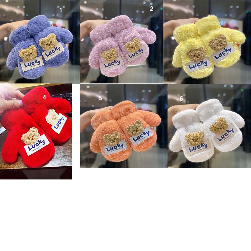 Children s Winter Warm Lucky Bear Gloves