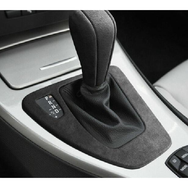 Alcantara Gear Shift Panel Cover Trim Decor Fit For BMW 3 Series E90 E92 E93 New