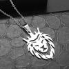 Street Trend Hip-hop Lion Head Domineering Jewelry Pendant Necklace