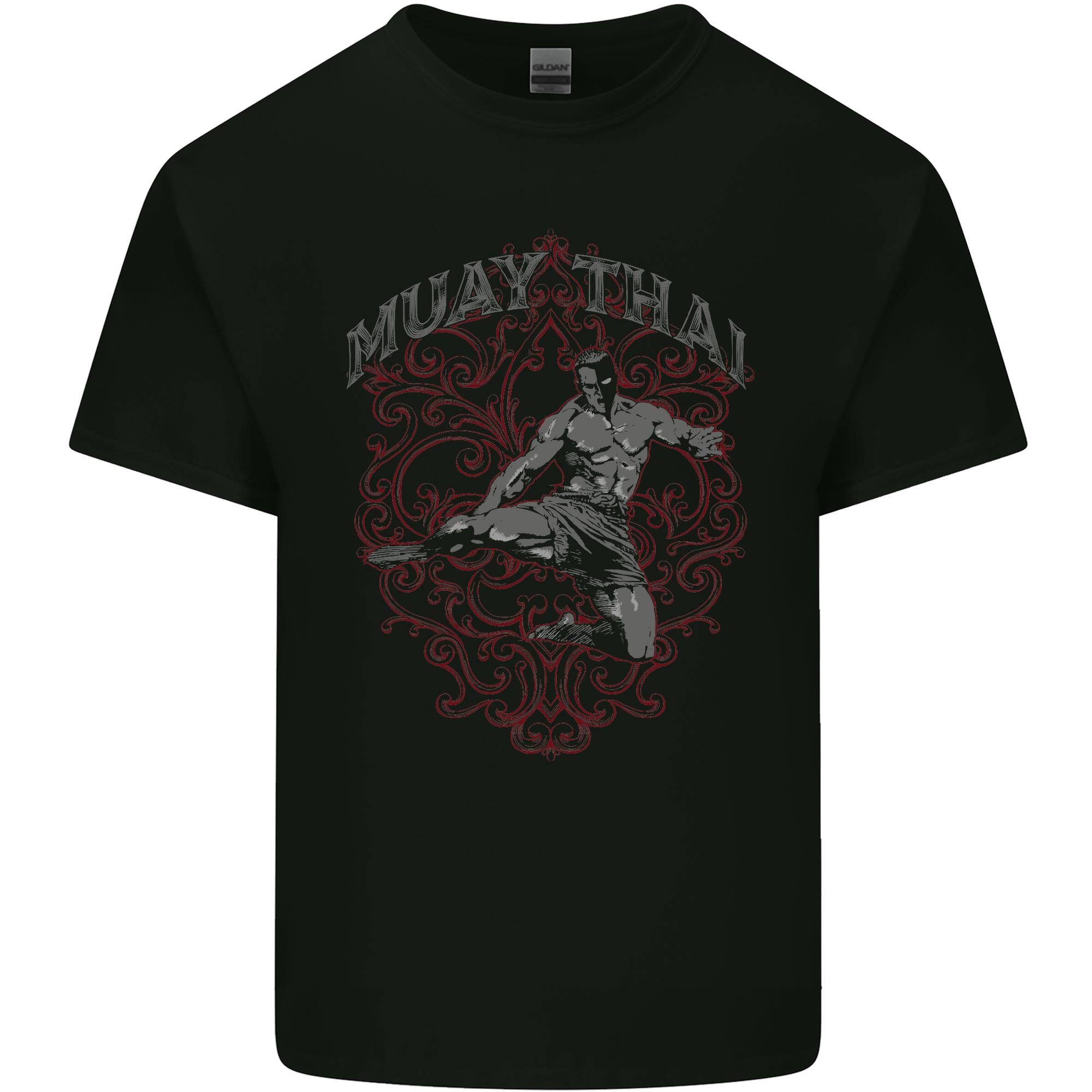 Muay Thai Fighter Warrior MMA Martial Arts Unisexs Light Cotton TShirt S
