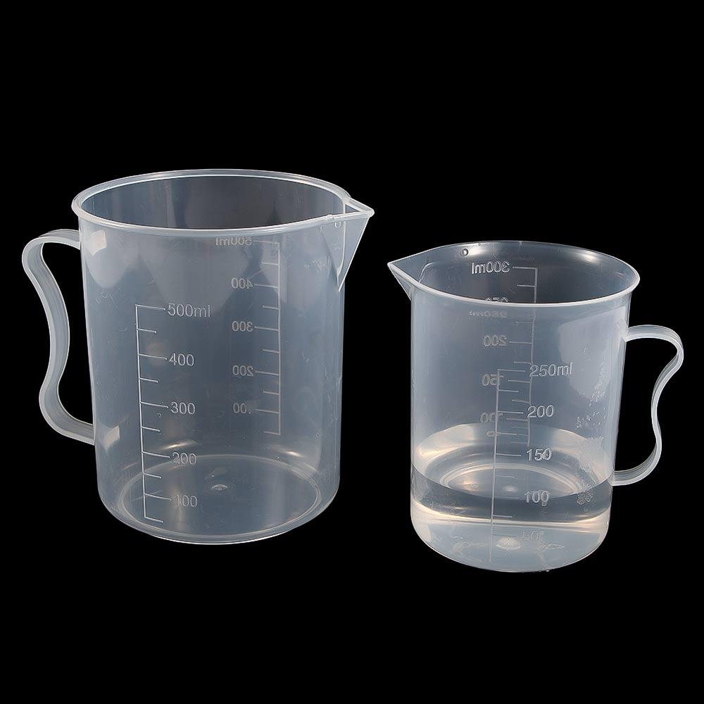 Transparent Plastic Reusable Measuring Jug With Handle Measuring Cup Measuring Cylinder