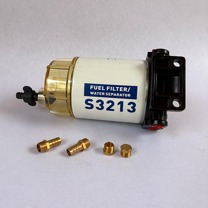 S3213 Fuel Filter Water Separator Assembly Outboard For Mercury Quicksilver OMC Marine Engine Boat 10 Micron Kit