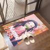 Custom Name Personalized Demon Slayer Print Carpet, Versatile Home Decor Rug, for Playroom, Apartment, Balcony, Entryway, Hallway Gift