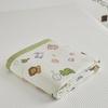 Lion Crocodile Summer Quilt 100% Cotton Kawaii Cartoon Animal Pattern Skin-friendly Air Conditioner Quilted Quilt for Boys Girls