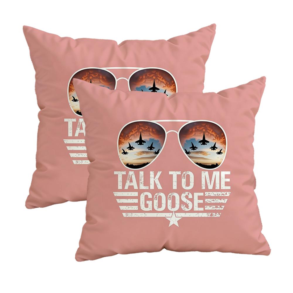A Silhouette Face On Black Pillowzipper Design, Decorative Pillowcase, 45X45 Cm Pillowcase